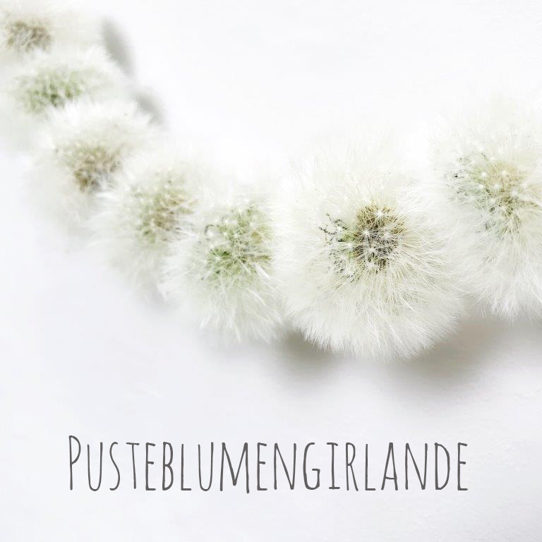 Pusteblumengirlande, DIY